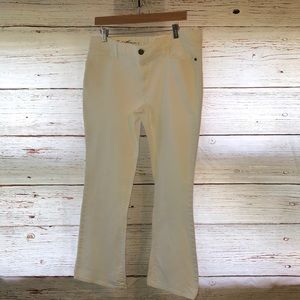 Eddie Bauer White Boot Cut Jeans